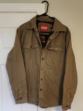 Coleman Work Jacket with Plaid Lining